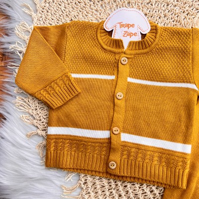 Conj de Linha Saruel Mostarda 